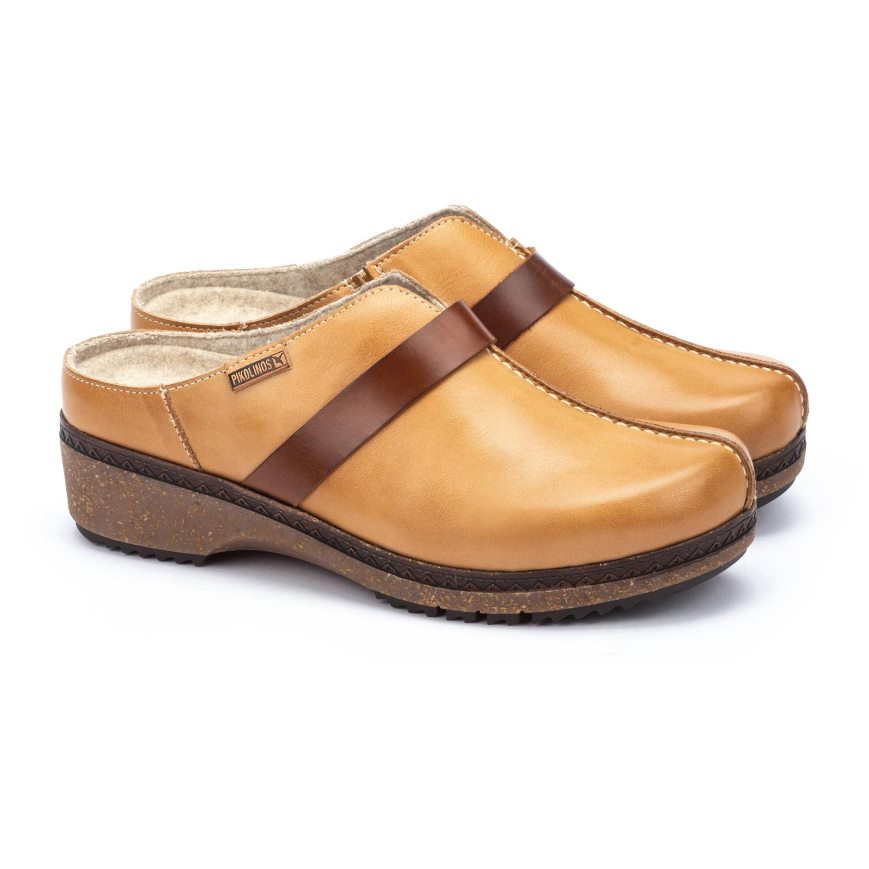 Women's Pikolinos GRANADA Clogs Brown | NZ RA29371